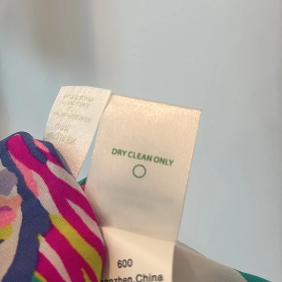 Lilly Pulitzer Silk Lettie Caftan Top Safari Sighted Multicolor Top, Sz S/M - Picture 10 of 10